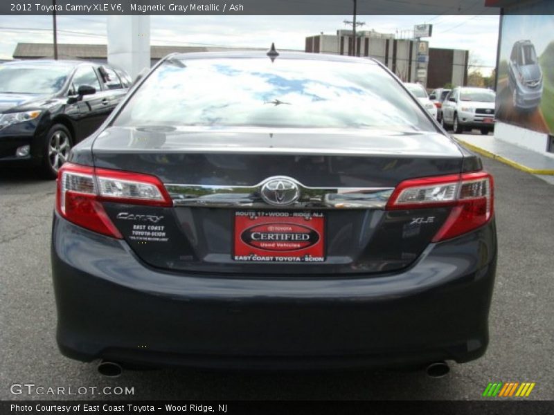 Magnetic Gray Metallic / Ash 2012 Toyota Camry XLE V6