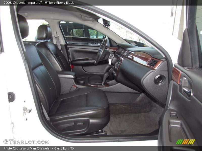 White / Ebony Black 2008 Chevrolet Impala LT