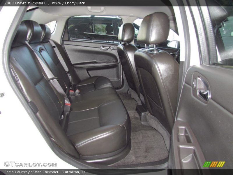 White / Ebony Black 2008 Chevrolet Impala LT