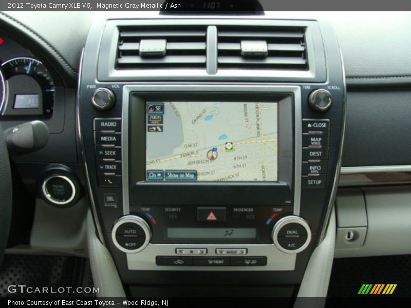 Magnetic Gray Metallic / Ash 2012 Toyota Camry XLE V6