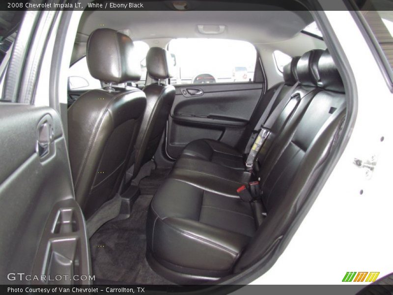 White / Ebony Black 2008 Chevrolet Impala LT