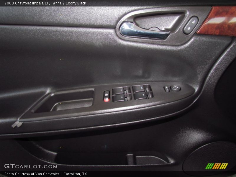 White / Ebony Black 2008 Chevrolet Impala LT