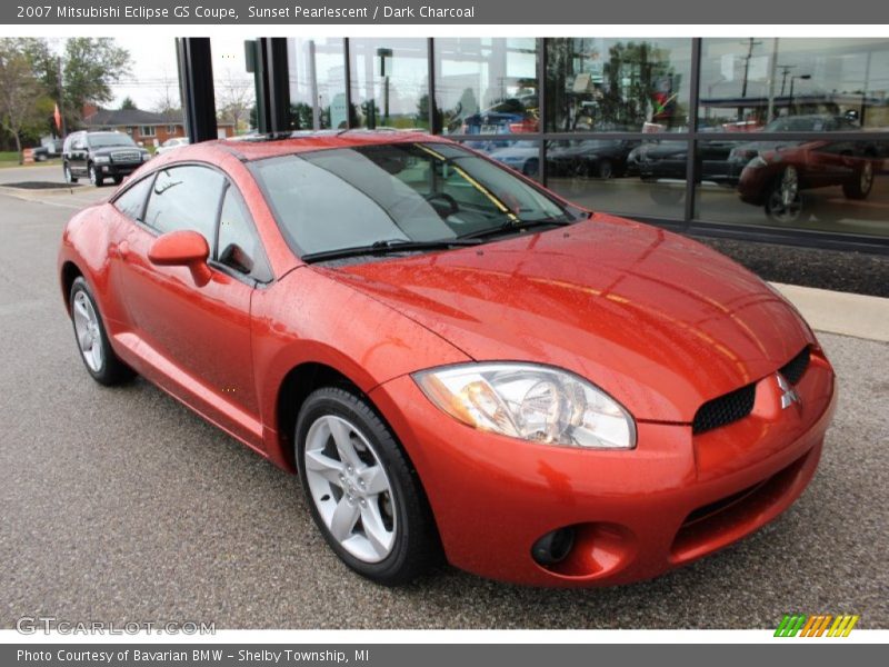 Sunset Pearlescent / Dark Charcoal 2007 Mitsubishi Eclipse GS Coupe
