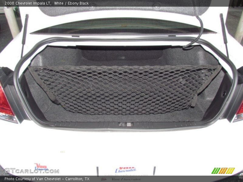 White / Ebony Black 2008 Chevrolet Impala LT