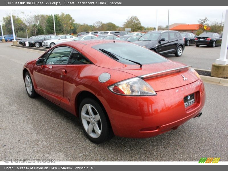 Sunset Pearlescent / Dark Charcoal 2007 Mitsubishi Eclipse GS Coupe