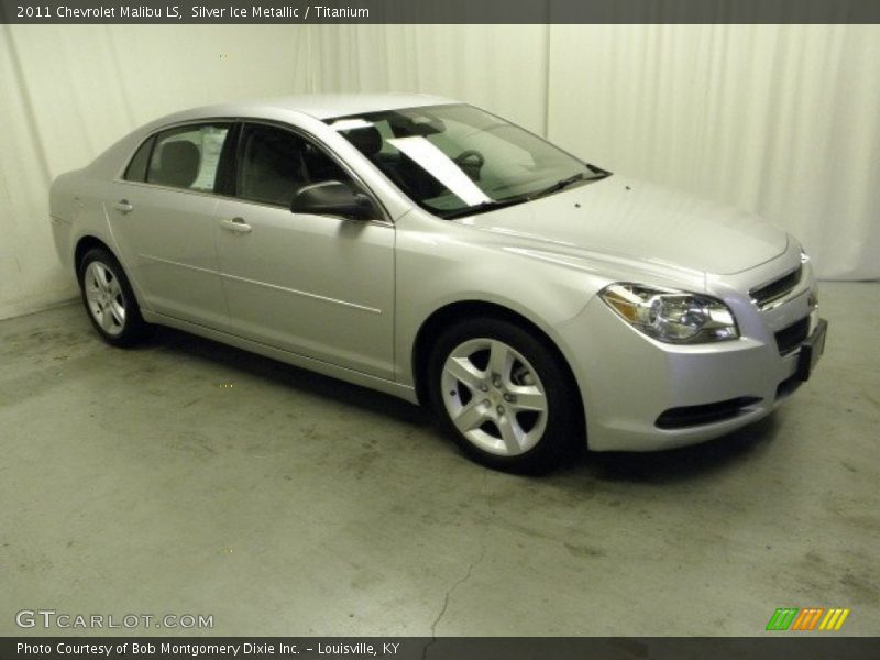 Silver Ice Metallic / Titanium 2011 Chevrolet Malibu LS