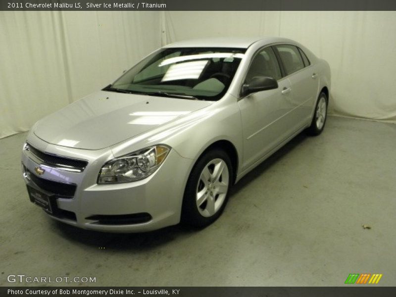 Silver Ice Metallic / Titanium 2011 Chevrolet Malibu LS