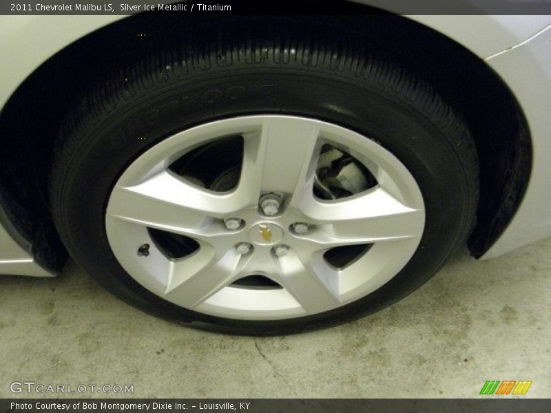 Silver Ice Metallic / Titanium 2011 Chevrolet Malibu LS