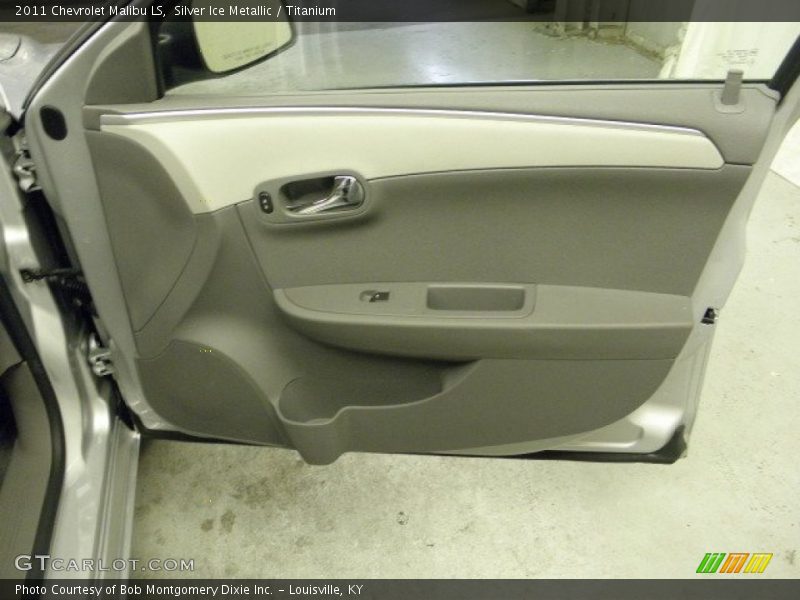 Silver Ice Metallic / Titanium 2011 Chevrolet Malibu LS