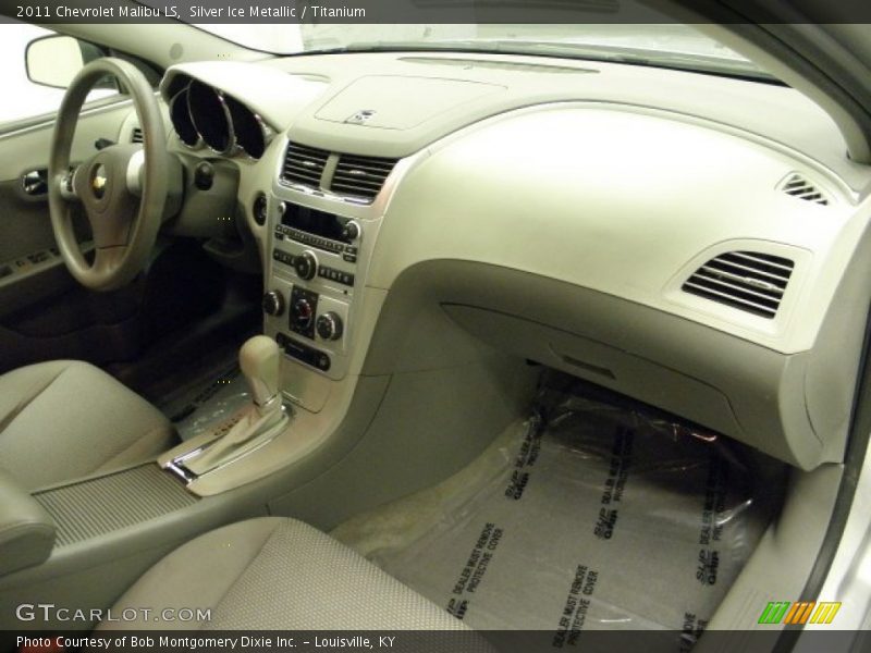 Silver Ice Metallic / Titanium 2011 Chevrolet Malibu LS