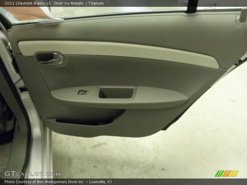 Silver Ice Metallic / Titanium 2011 Chevrolet Malibu LS