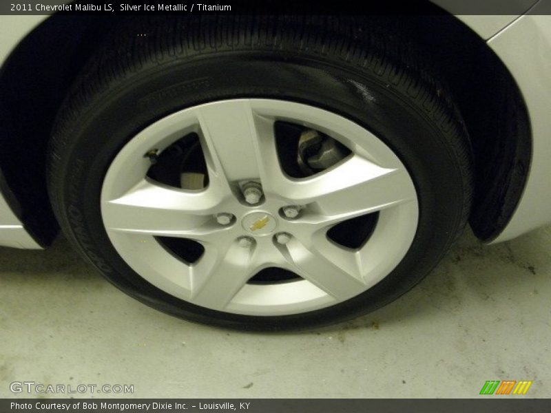 Silver Ice Metallic / Titanium 2011 Chevrolet Malibu LS