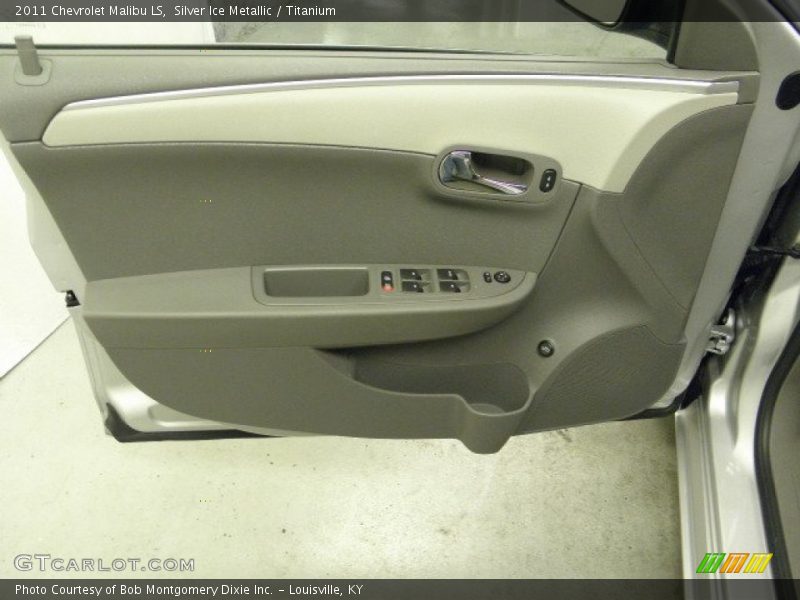 Silver Ice Metallic / Titanium 2011 Chevrolet Malibu LS