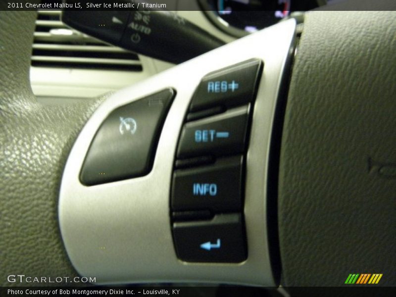 Silver Ice Metallic / Titanium 2011 Chevrolet Malibu LS
