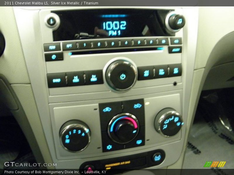 Silver Ice Metallic / Titanium 2011 Chevrolet Malibu LS