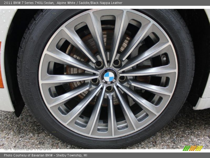  2011 7 Series 740Li Sedan Wheel