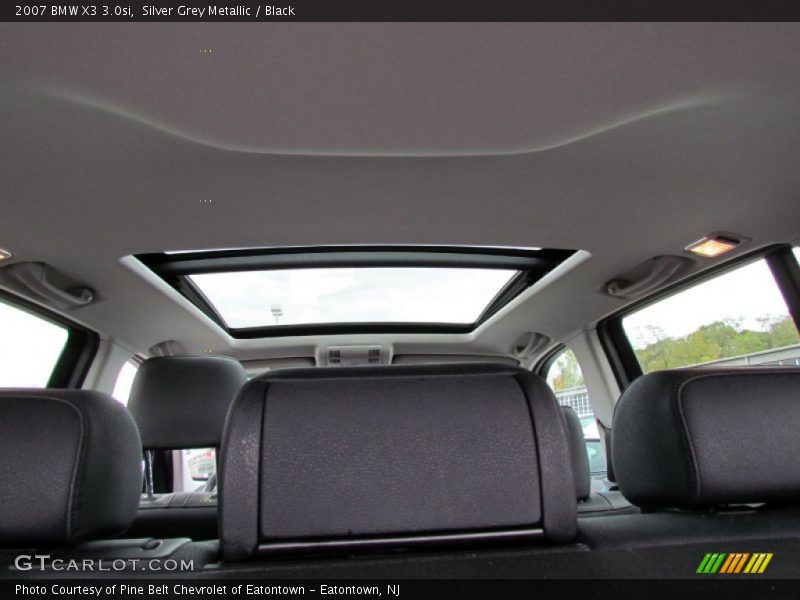 Silver Grey Metallic / Black 2007 BMW X3 3.0si