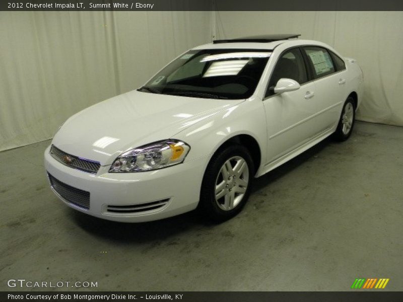 Summit White / Ebony 2012 Chevrolet Impala LT