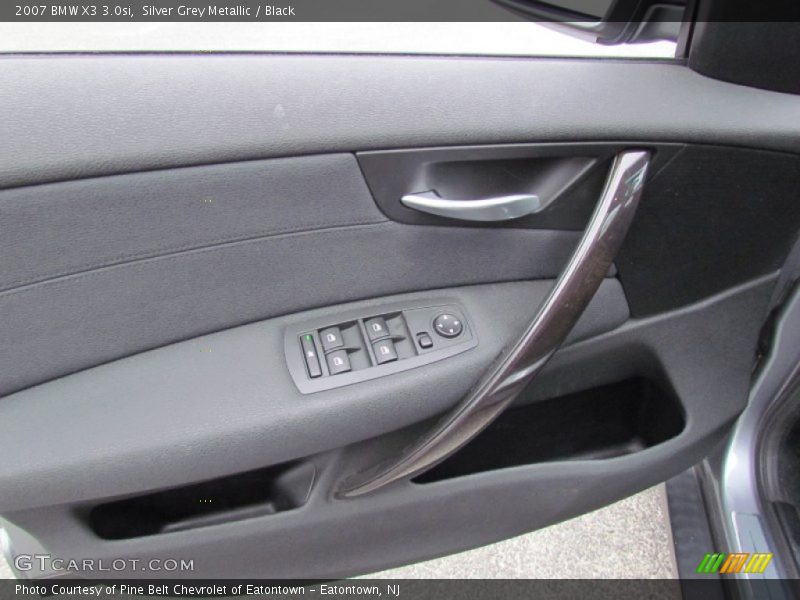 Silver Grey Metallic / Black 2007 BMW X3 3.0si