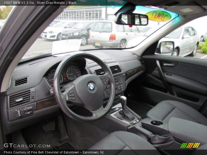 Silver Grey Metallic / Black 2007 BMW X3 3.0si