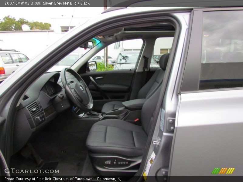 Silver Grey Metallic / Black 2007 BMW X3 3.0si