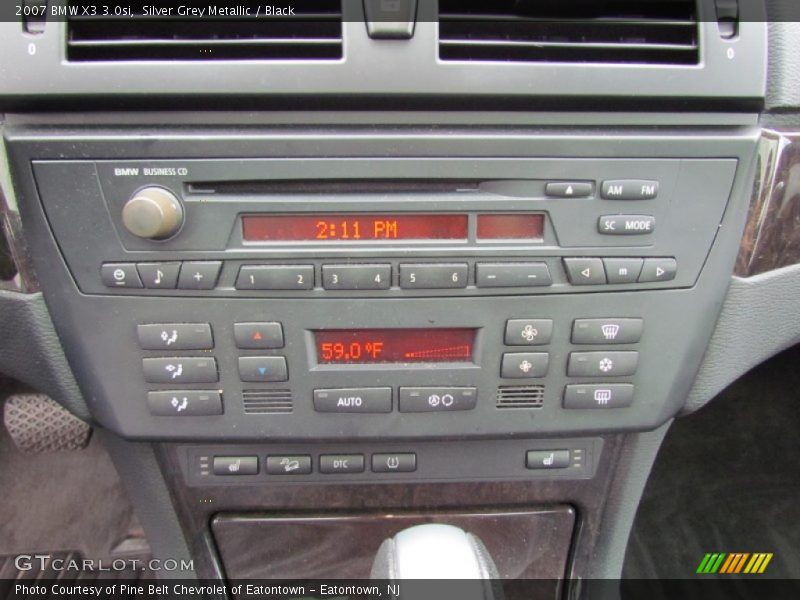 Silver Grey Metallic / Black 2007 BMW X3 3.0si