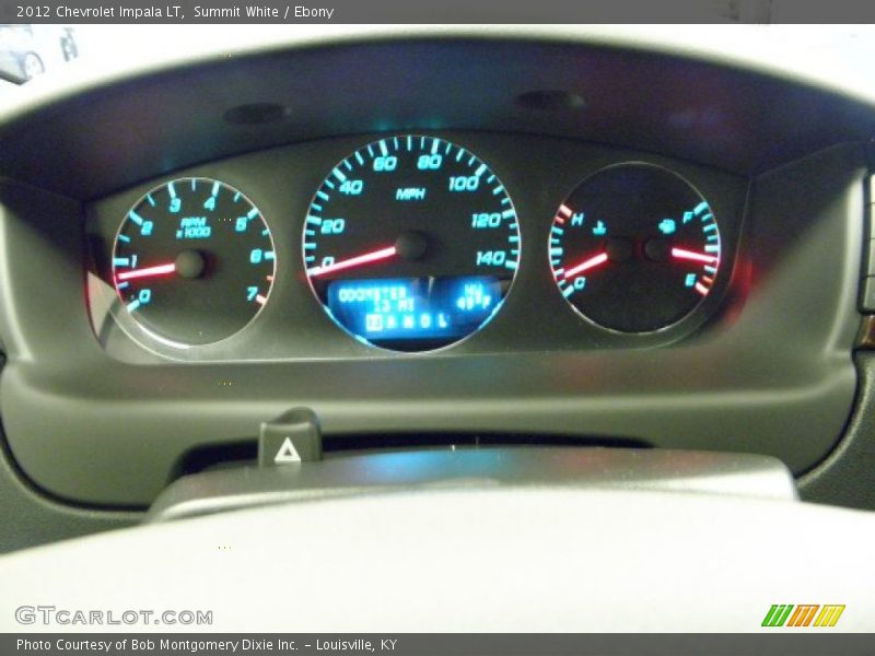 Summit White / Ebony 2012 Chevrolet Impala LT