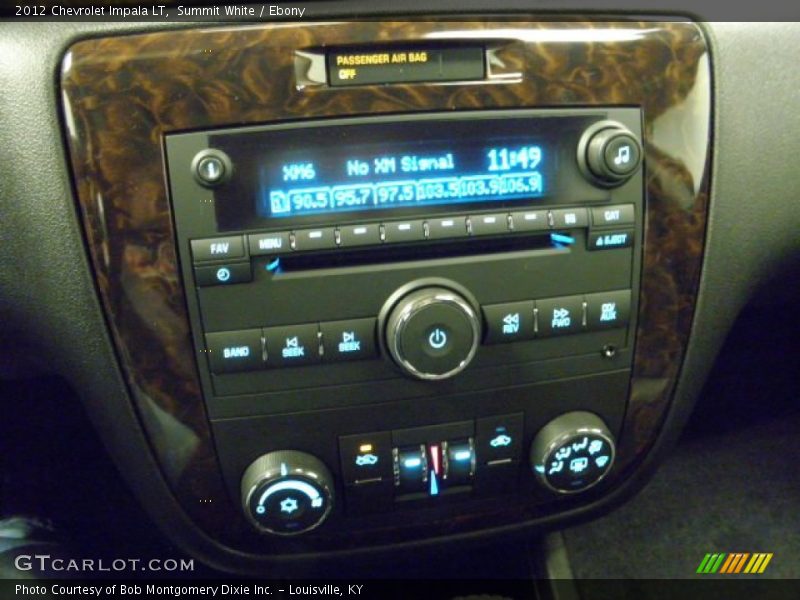 Summit White / Ebony 2012 Chevrolet Impala LT