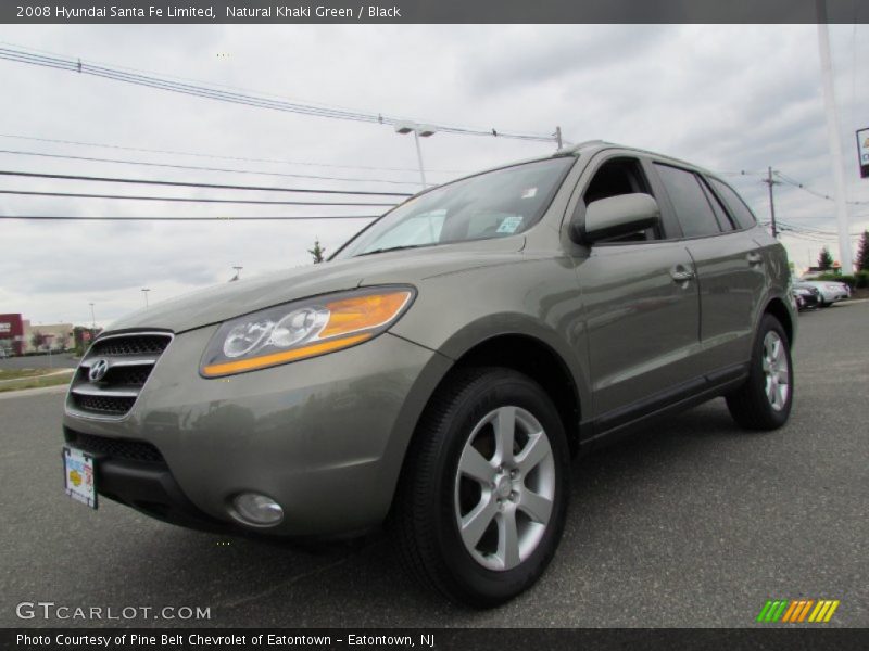 Natural Khaki Green / Black 2008 Hyundai Santa Fe Limited