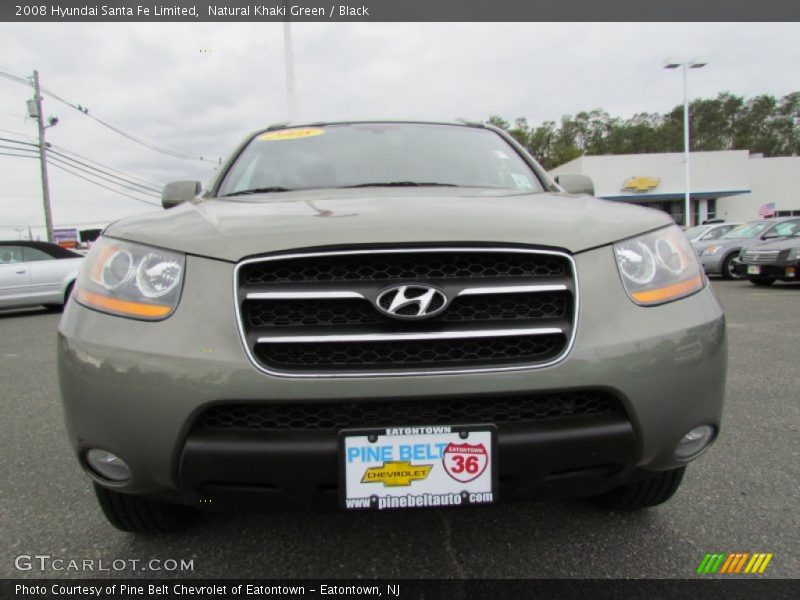 Natural Khaki Green / Black 2008 Hyundai Santa Fe Limited