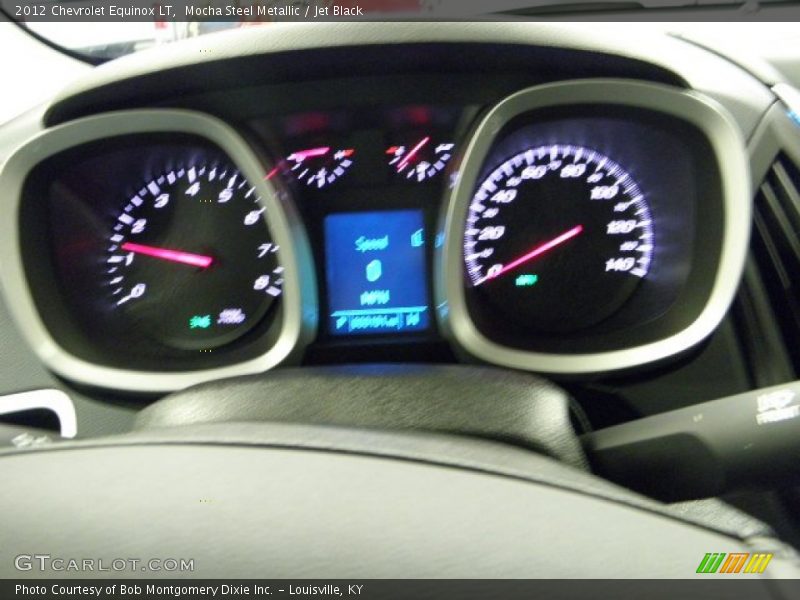 Mocha Steel Metallic / Jet Black 2012 Chevrolet Equinox LT