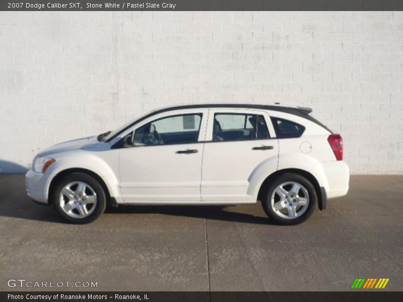 Stone White / Pastel Slate Gray 2007 Dodge Caliber SXT