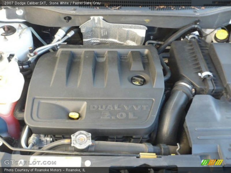 Stone White / Pastel Slate Gray 2007 Dodge Caliber SXT