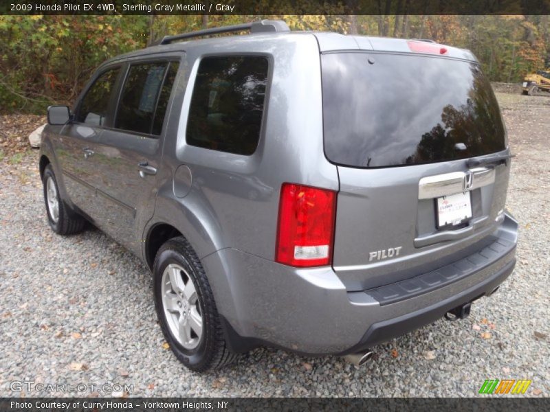 Sterling Gray Metallic / Gray 2009 Honda Pilot EX 4WD