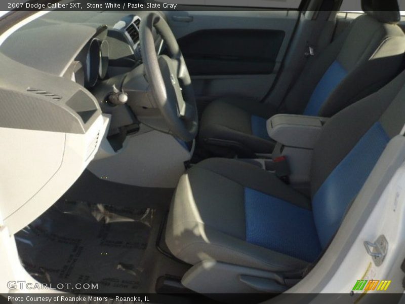 Stone White / Pastel Slate Gray 2007 Dodge Caliber SXT