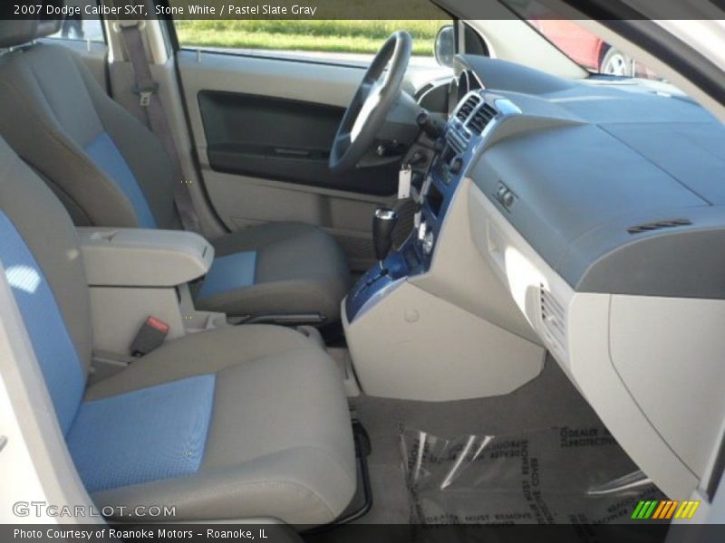 Stone White / Pastel Slate Gray 2007 Dodge Caliber SXT
