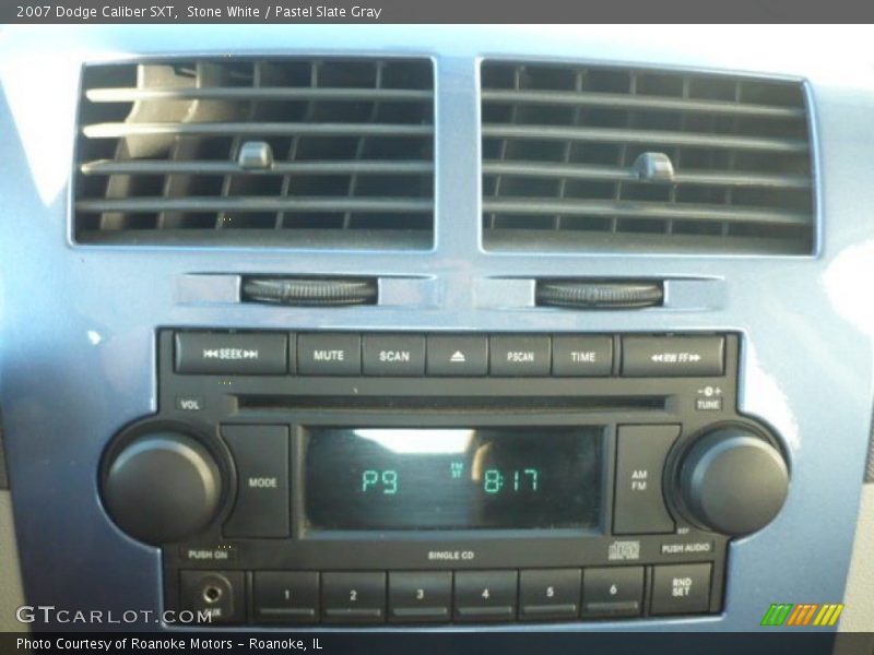 Stone White / Pastel Slate Gray 2007 Dodge Caliber SXT