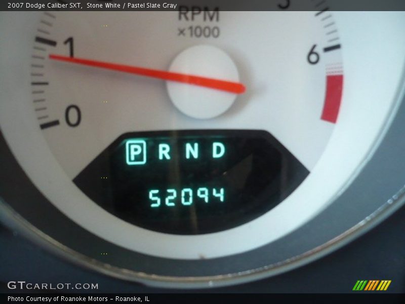 Stone White / Pastel Slate Gray 2007 Dodge Caliber SXT