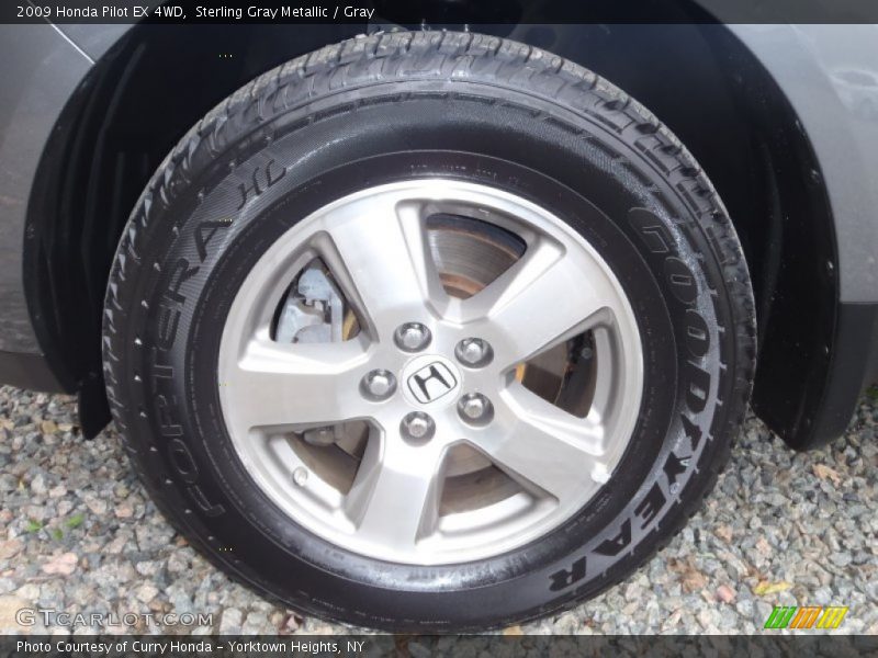 Sterling Gray Metallic / Gray 2009 Honda Pilot EX 4WD