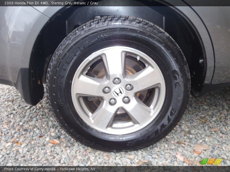 Sterling Gray Metallic / Gray 2009 Honda Pilot EX 4WD