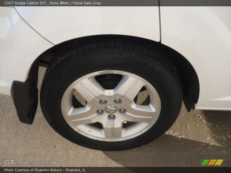 Stone White / Pastel Slate Gray 2007 Dodge Caliber SXT