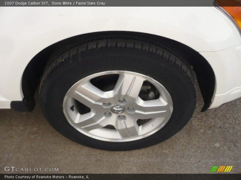 Stone White / Pastel Slate Gray 2007 Dodge Caliber SXT