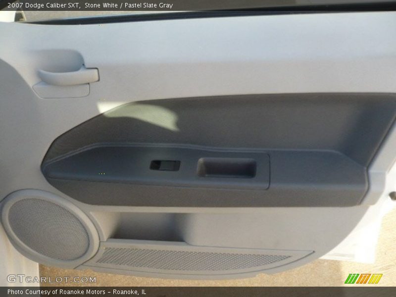 Stone White / Pastel Slate Gray 2007 Dodge Caliber SXT