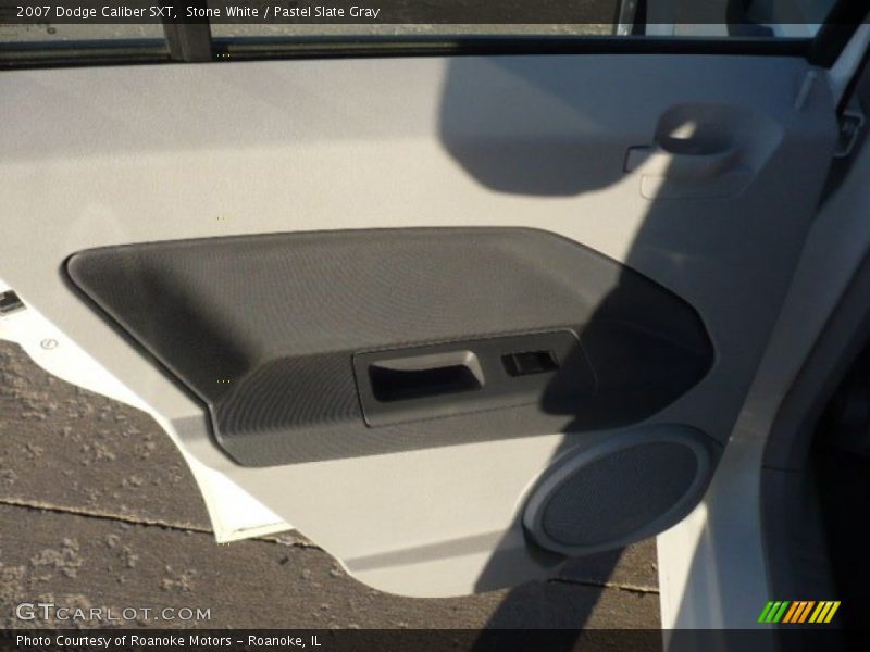 Stone White / Pastel Slate Gray 2007 Dodge Caliber SXT
