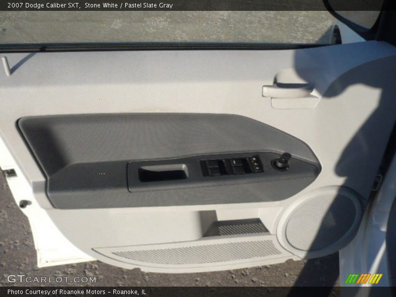 Stone White / Pastel Slate Gray 2007 Dodge Caliber SXT