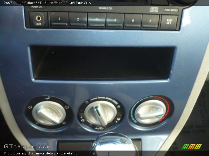 Stone White / Pastel Slate Gray 2007 Dodge Caliber SXT