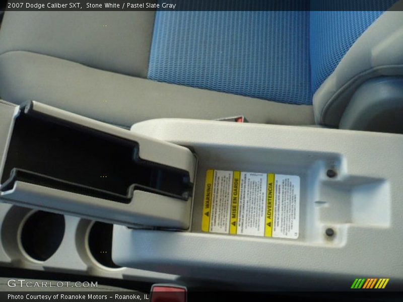 Stone White / Pastel Slate Gray 2007 Dodge Caliber SXT