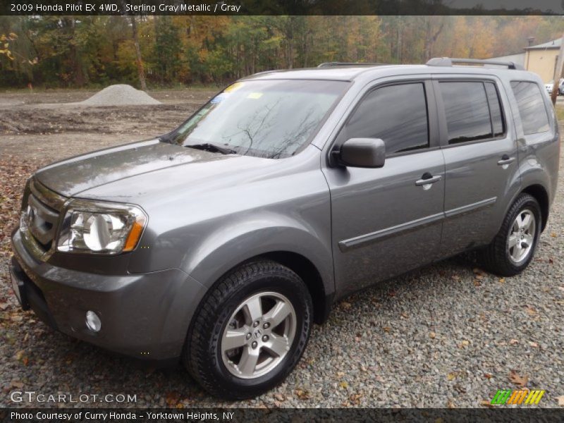 Sterling Gray Metallic / Gray 2009 Honda Pilot EX 4WD