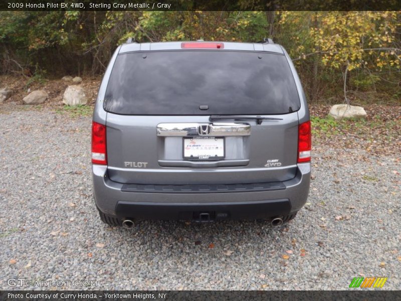 Sterling Gray Metallic / Gray 2009 Honda Pilot EX 4WD