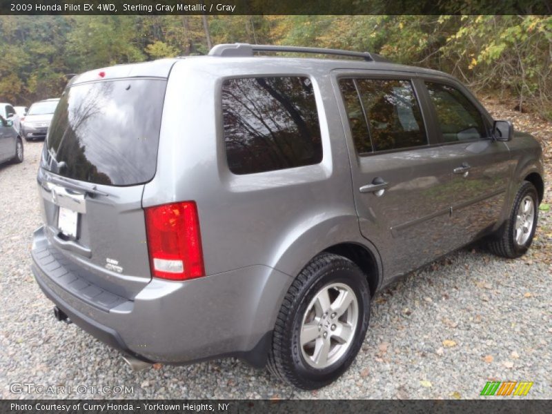 Sterling Gray Metallic / Gray 2009 Honda Pilot EX 4WD